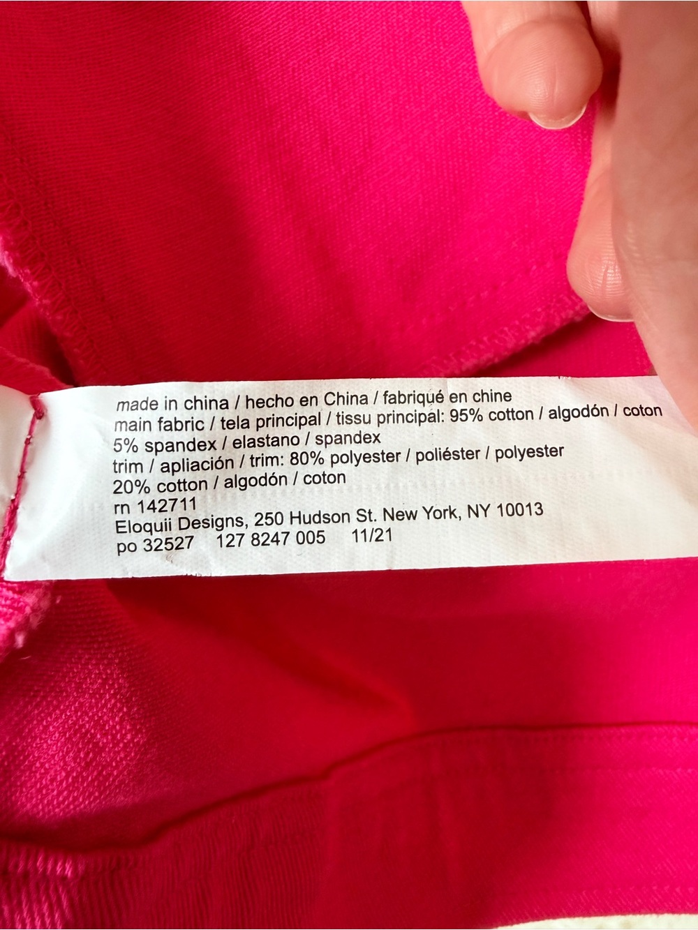 Eloquii Vibrant Pink Cropped Jacket - Picture 4 of 6
